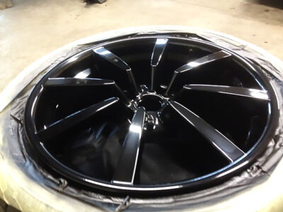 Restauration Lotus peinture jante Projet Lotus